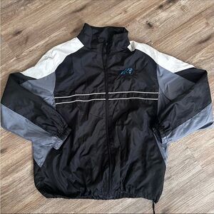 VINTAGE Carolina Panthers Windbreaker Jacket  SI Lightweight Coat Y2K NFL XL